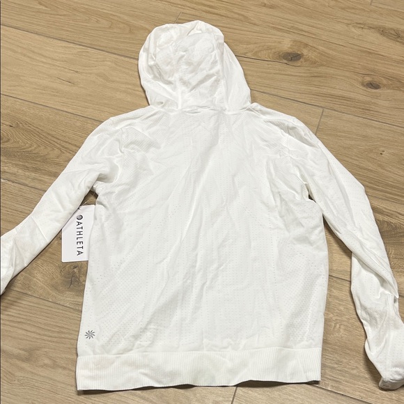 Athleta White Hoodie Sweatshirt - Picture 5 of 5